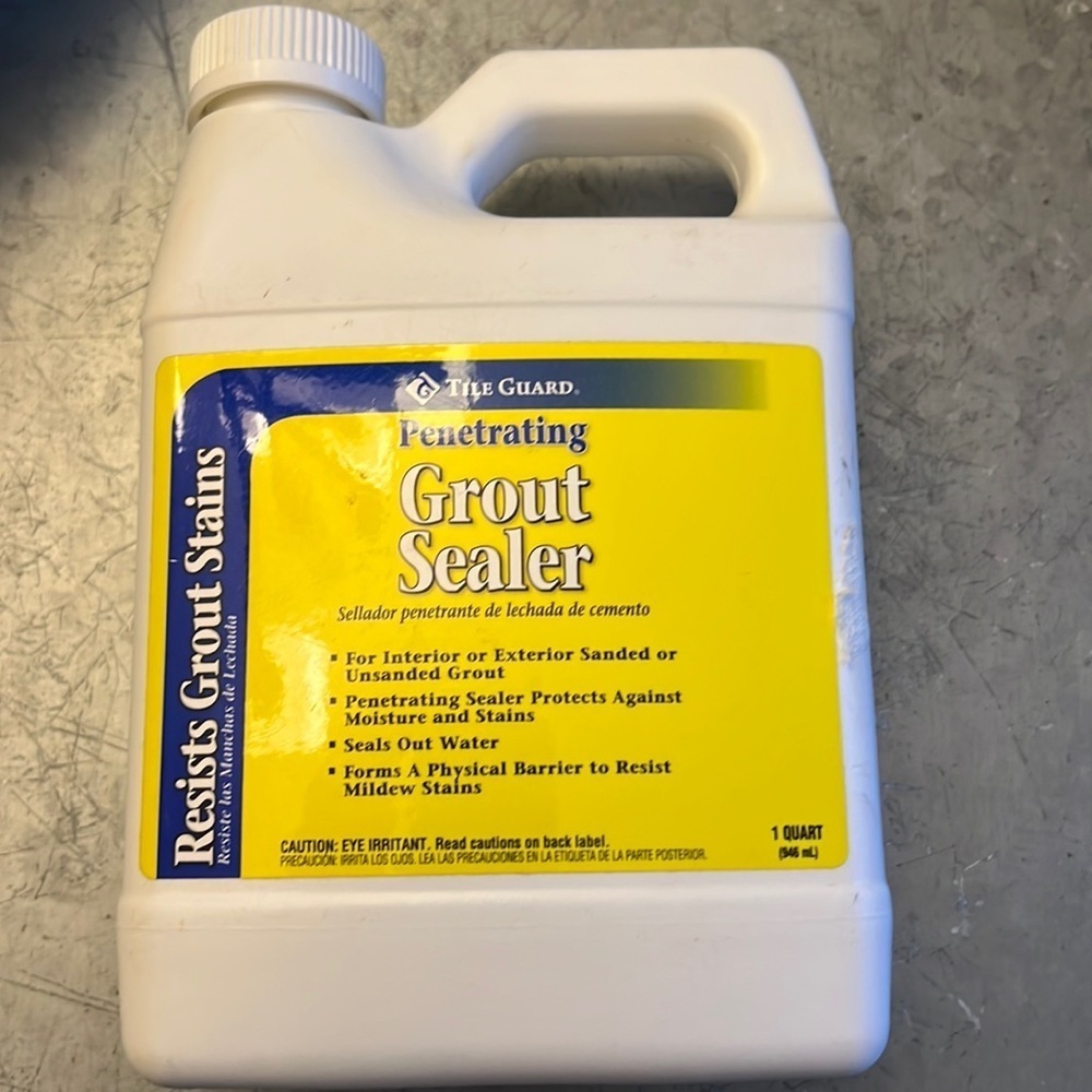 Penetrating, grout sealer